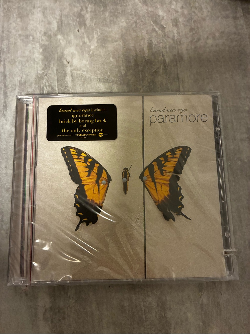 'Brand New Eyes' Wall Art Print - Yellow Butterfly Design